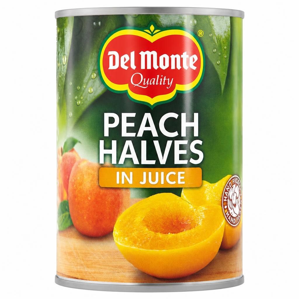 Del Monte Peach Halves In Juice 415G