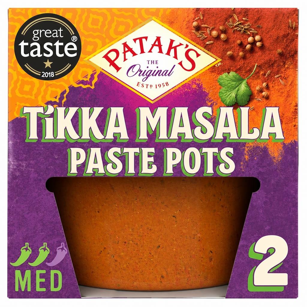Patak's Indian Tikka Masala Curry Paste Pots 2 x 70g