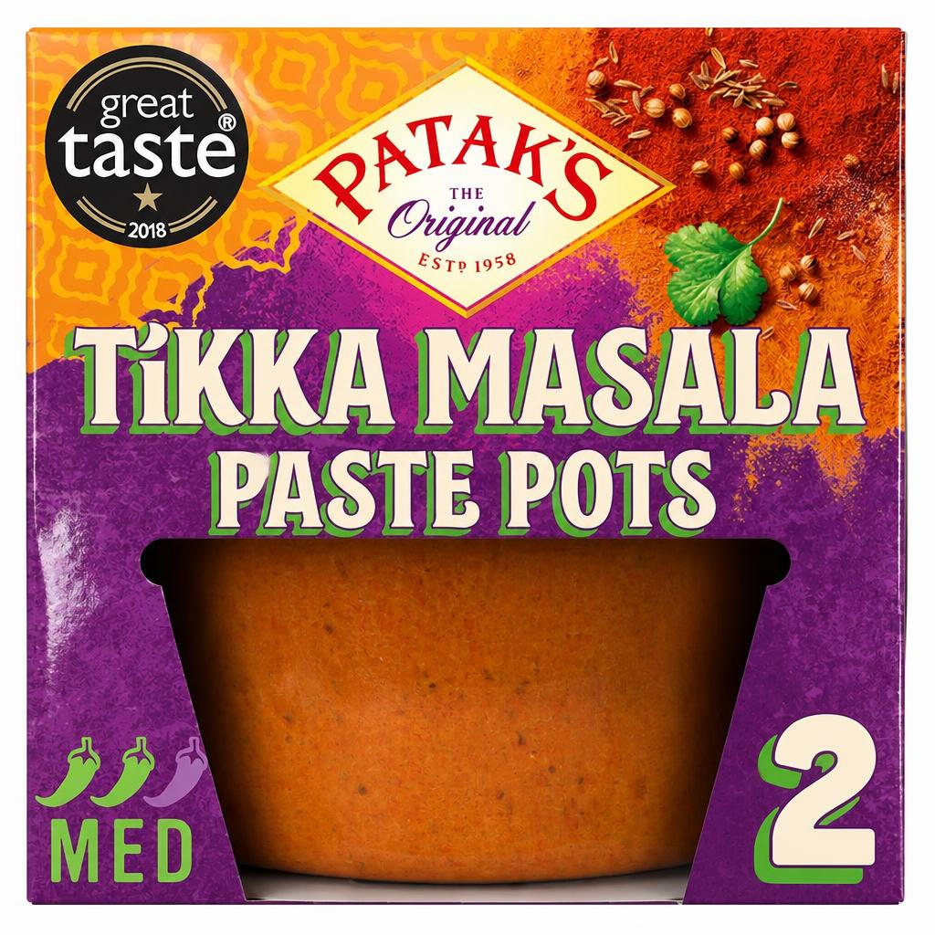 Pataks Tikka Masala Paste Pots 2X70g