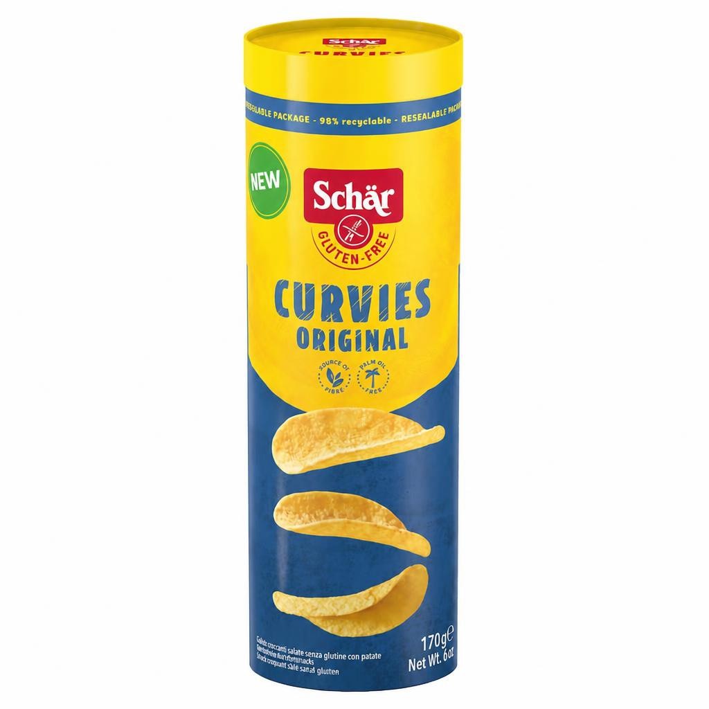 Schar Gluten Free Curvies Potato Snack - Original 170g