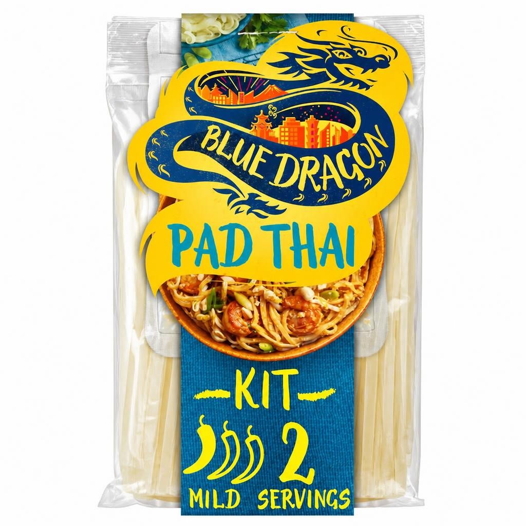 Blue Dragon Pad Thai Noodles Kit 265G