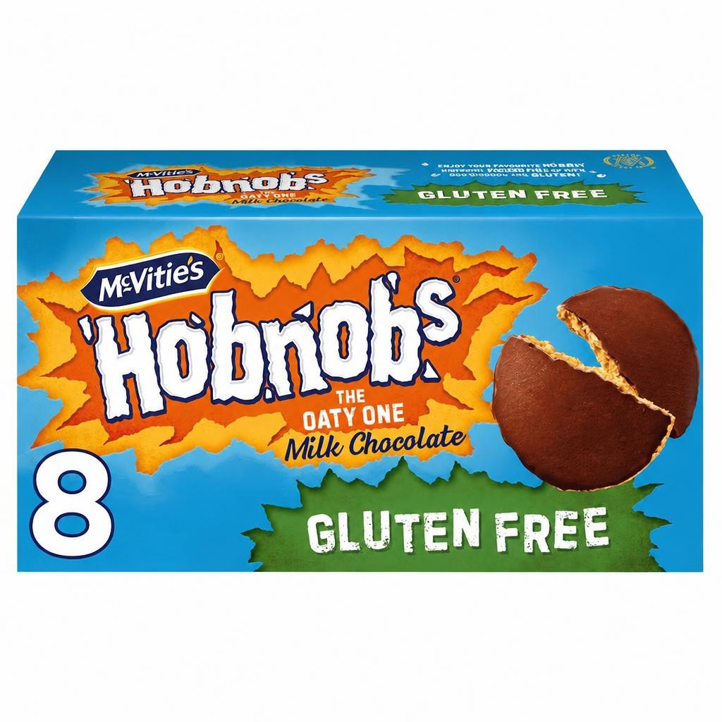McVitie's Gluten Free Milk Chocolate Hobnobs Biscuits 150g