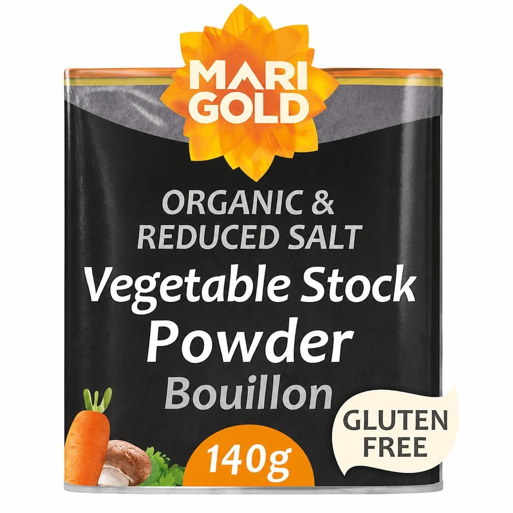 Marigold Organic Vegetable Vegan Bouillon Powder 140G