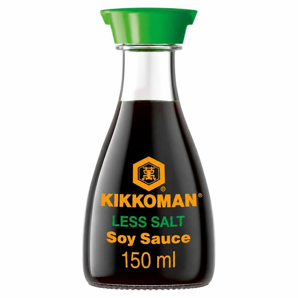 Kikkoman Soy Sauce Less Salt 150Ml