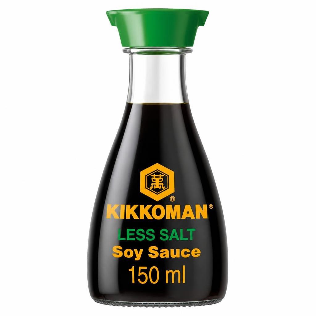 Kikkoman Soy Sauce Less Salt 150Ml
