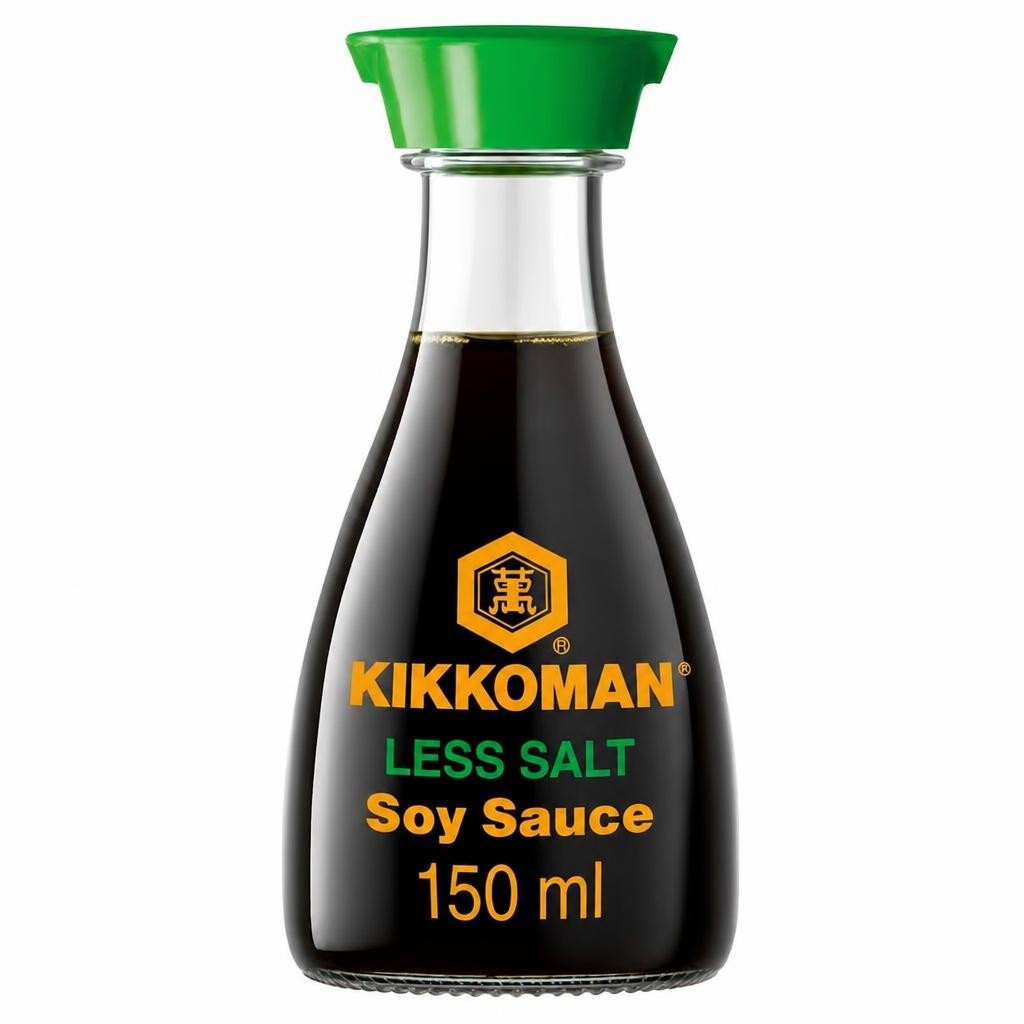 Kikkoman Soy Sauce Less Salt 150Ml