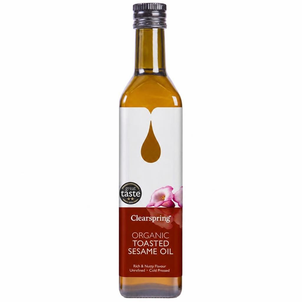 Organic Toasted Sesame Oil 500ml (Clearspring) | Multi