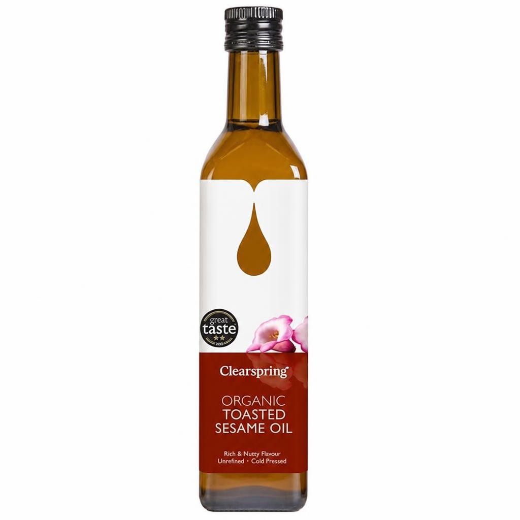 Organic Toasted Sesame Oil 500ml (Clearspring) | Multi