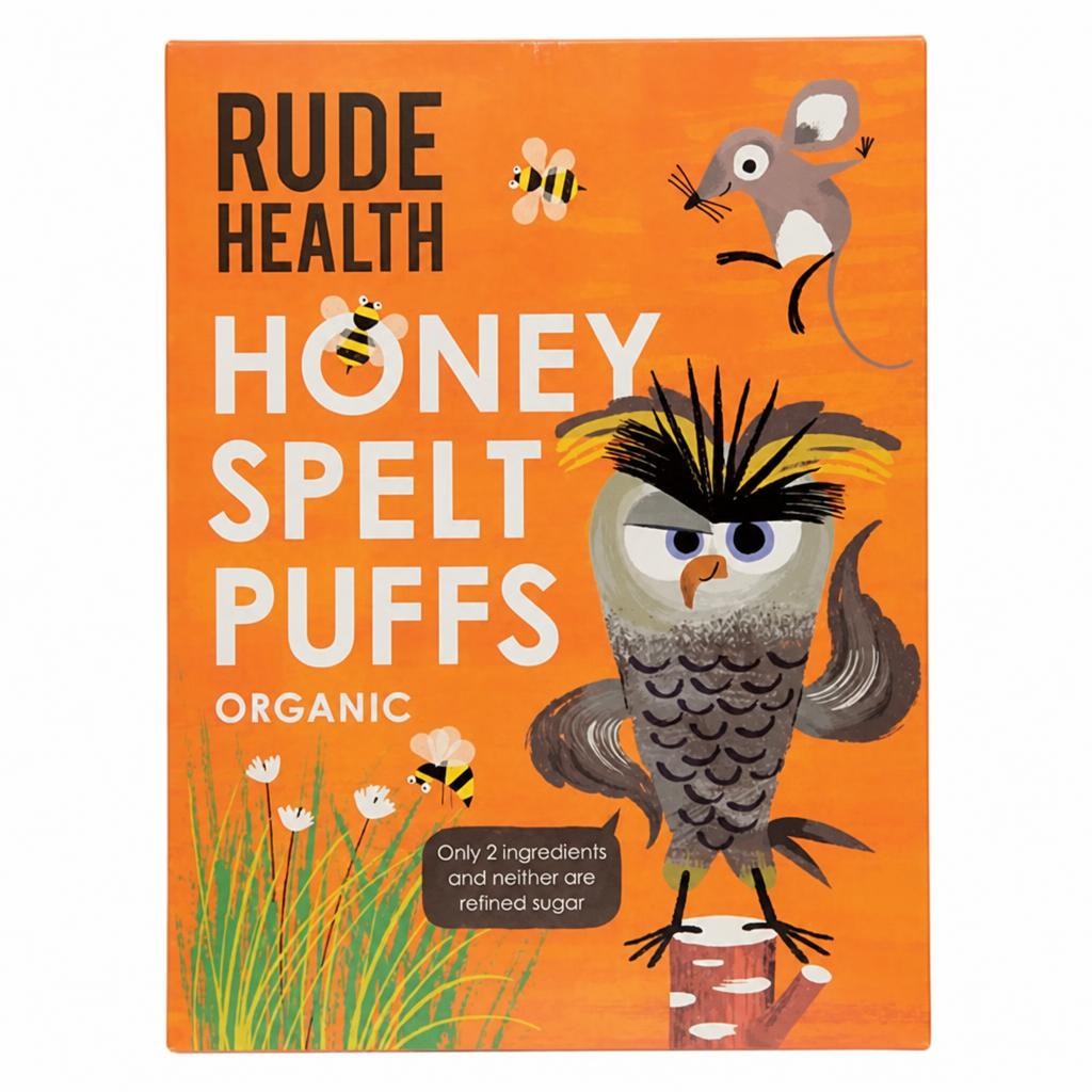 Organic Honey Spelt Puffs 175g (Rude Health) | Multi