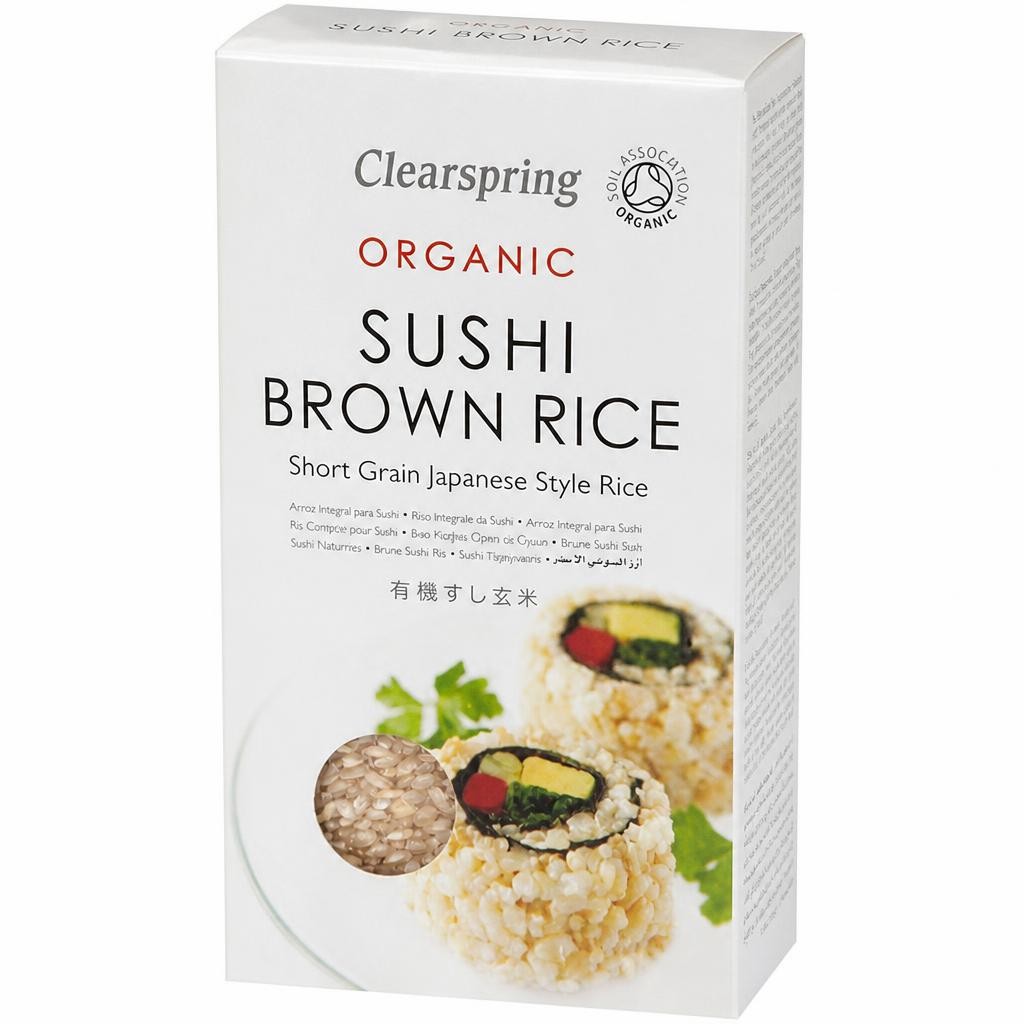 Organic Sushi Brown Rice 500g (Clearspring) | Multi