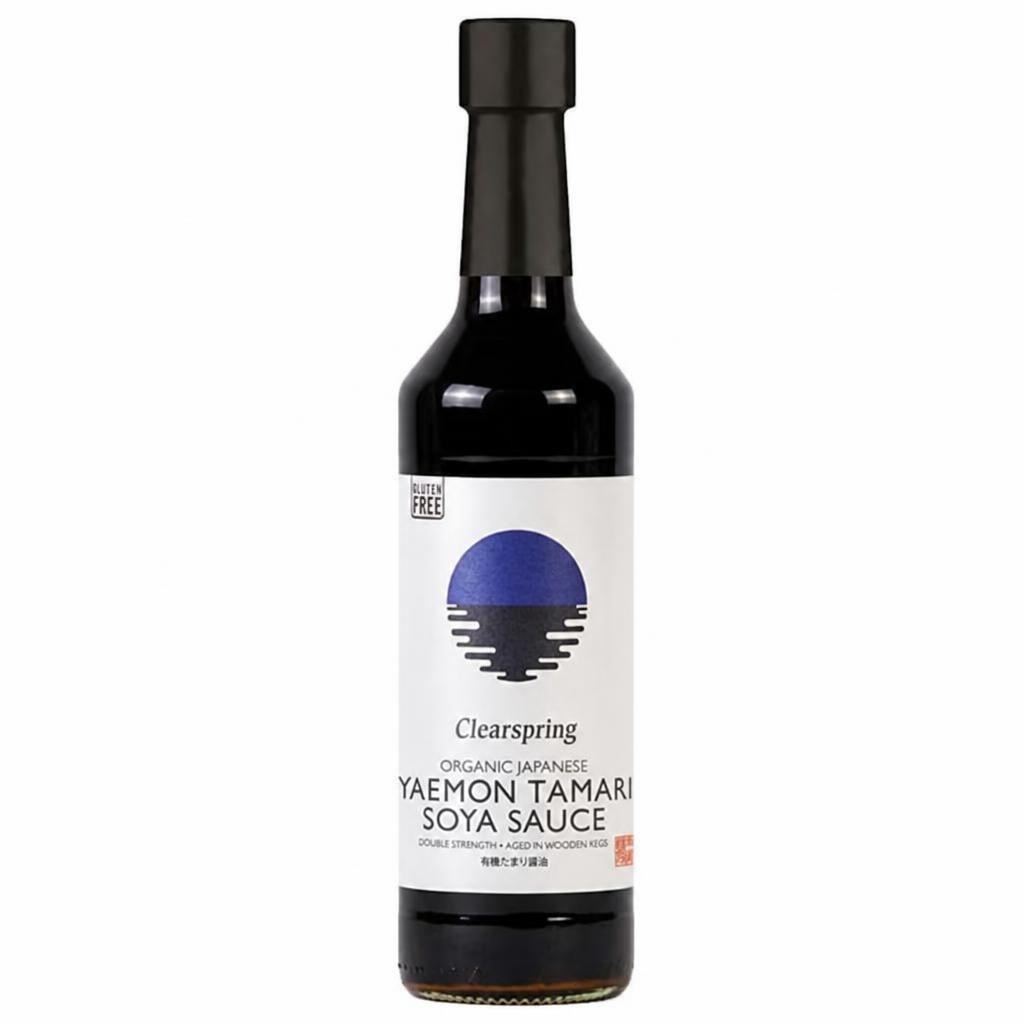 Organic Japanese Yaemon Tamari Soya Sauce 1L (Clearspring)