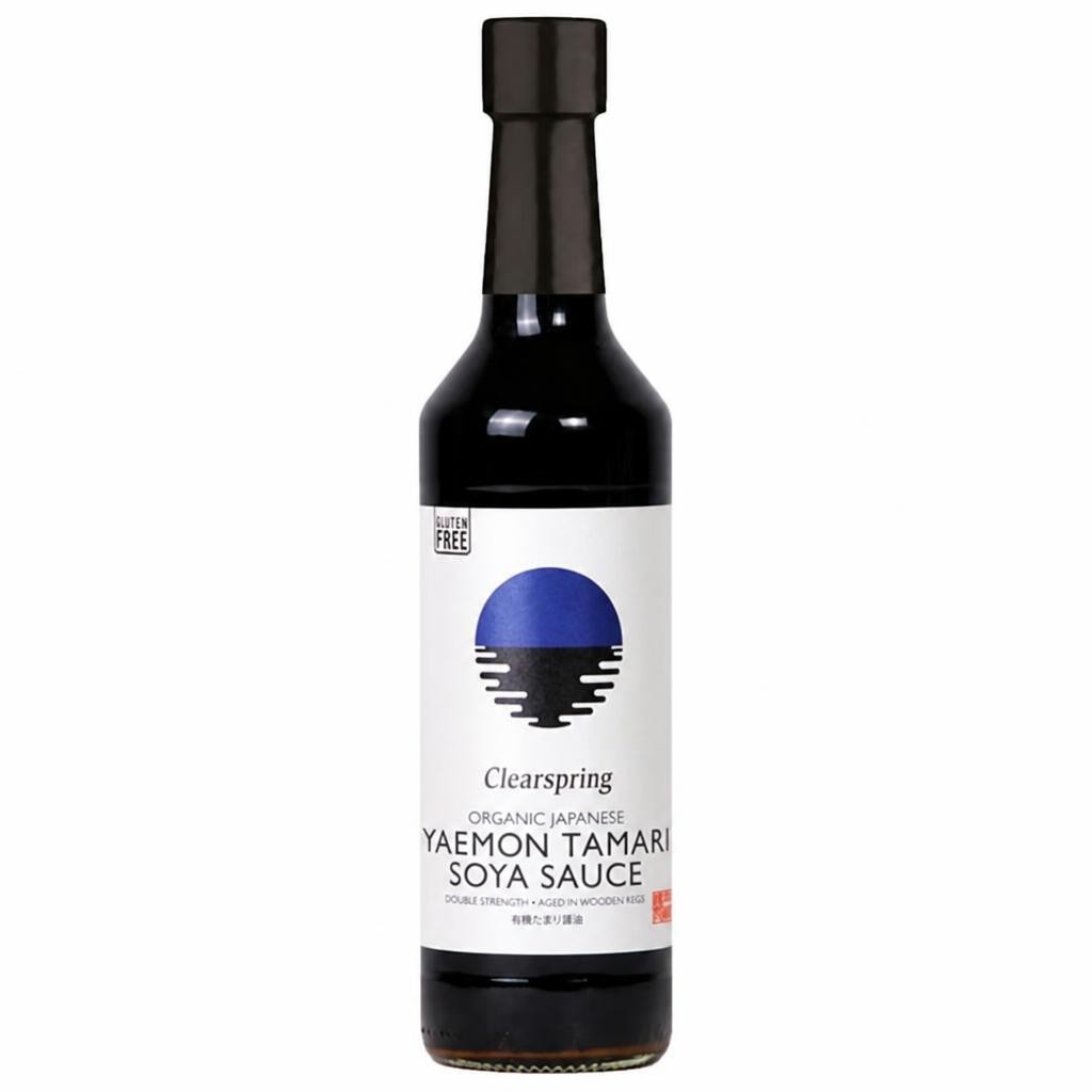 Organic Japanese Yaemon Tamari Soya Sauce 1L (Clearspring)