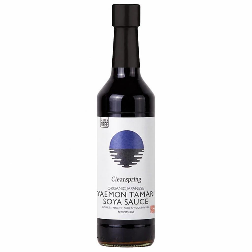 Organic Japanese Yaemon Tamari Soya Sauce 1L (Clearspring)