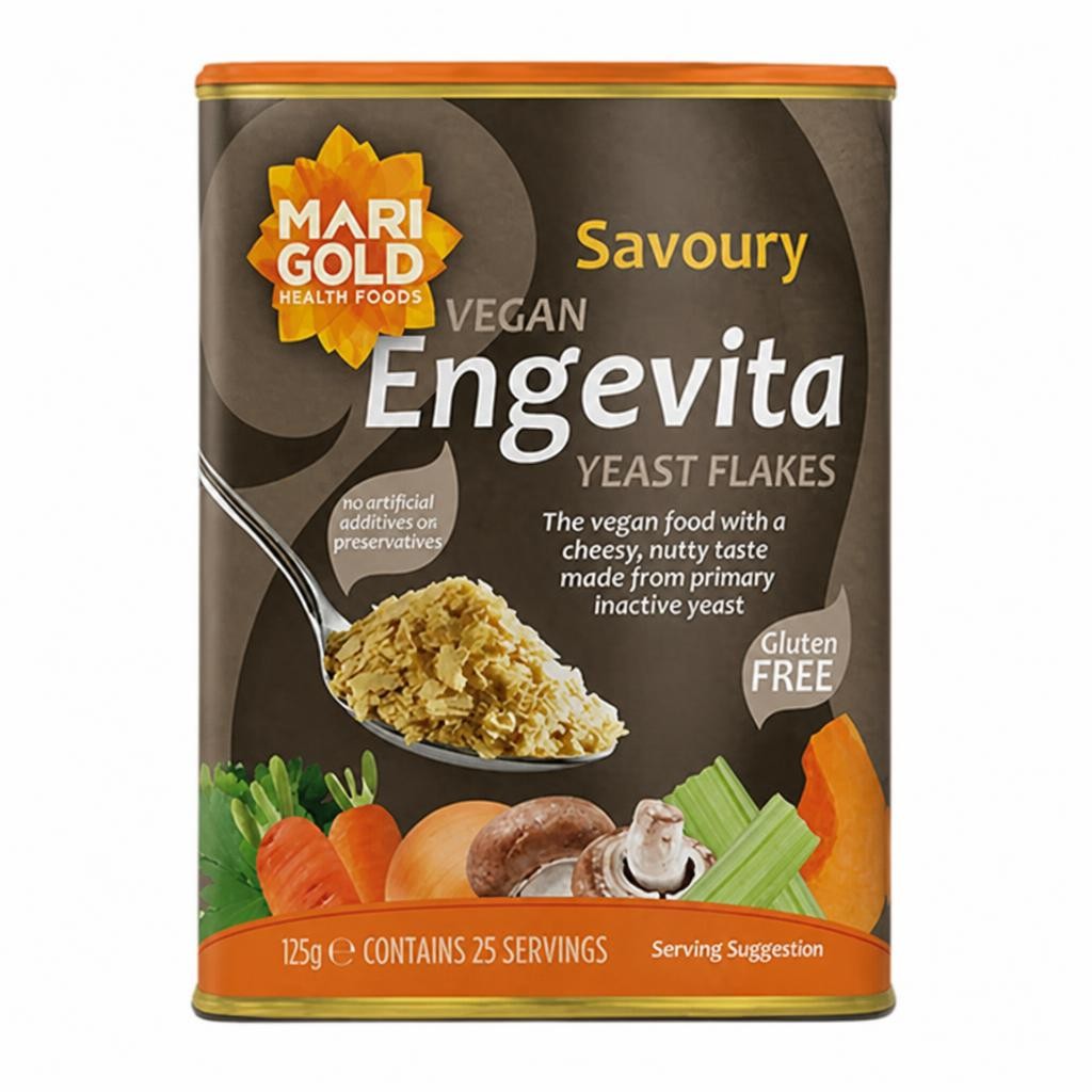 Engevita Protein & Fibre Yeast Flakes 100g (Marigold)