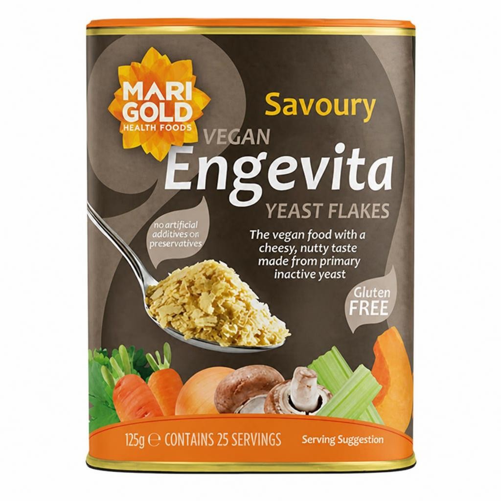 Engevita Protein & Fibre Yeast Flakes 100g (Marigold)