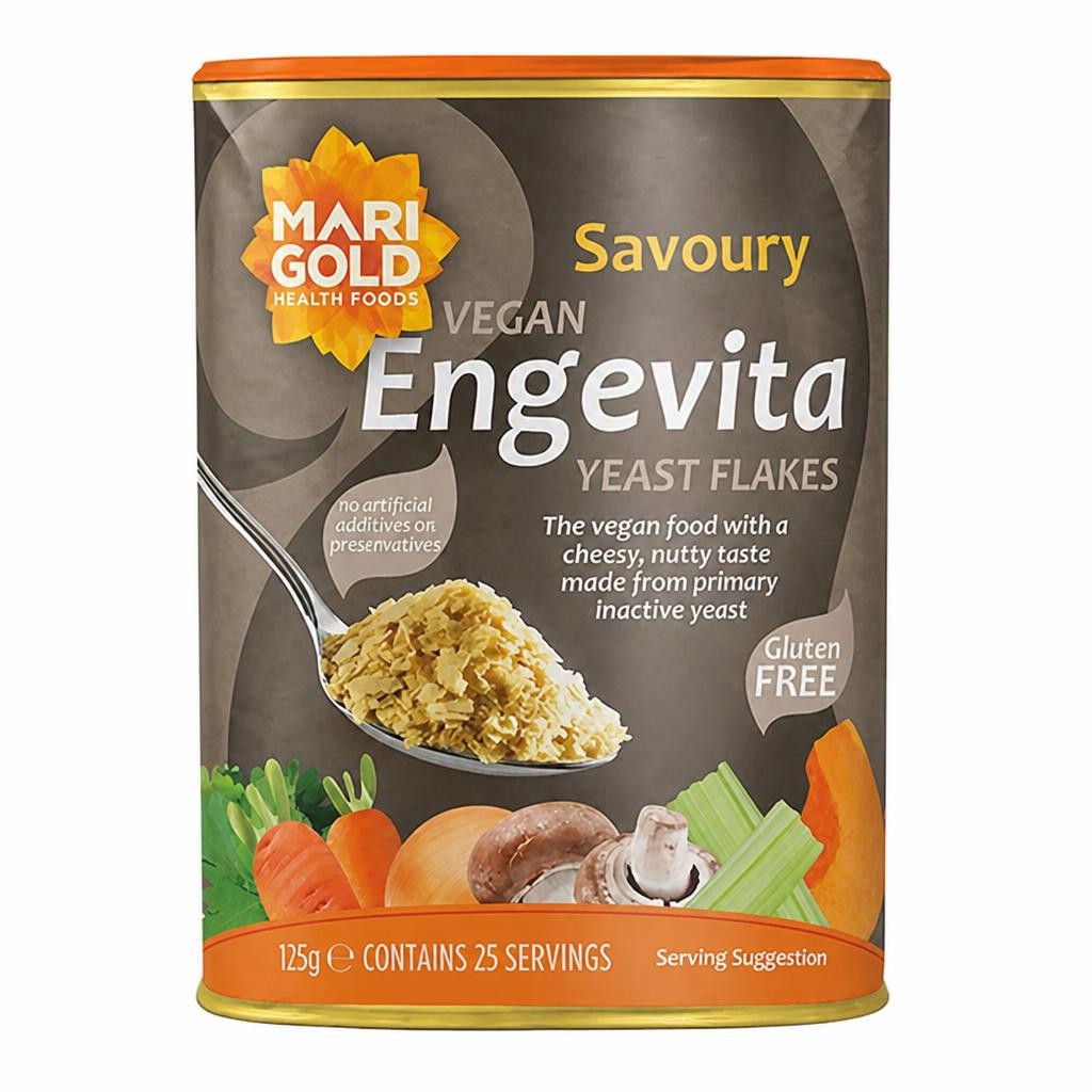Engevita Protein & Fibre Yeast Flakes 100g (Marigold)