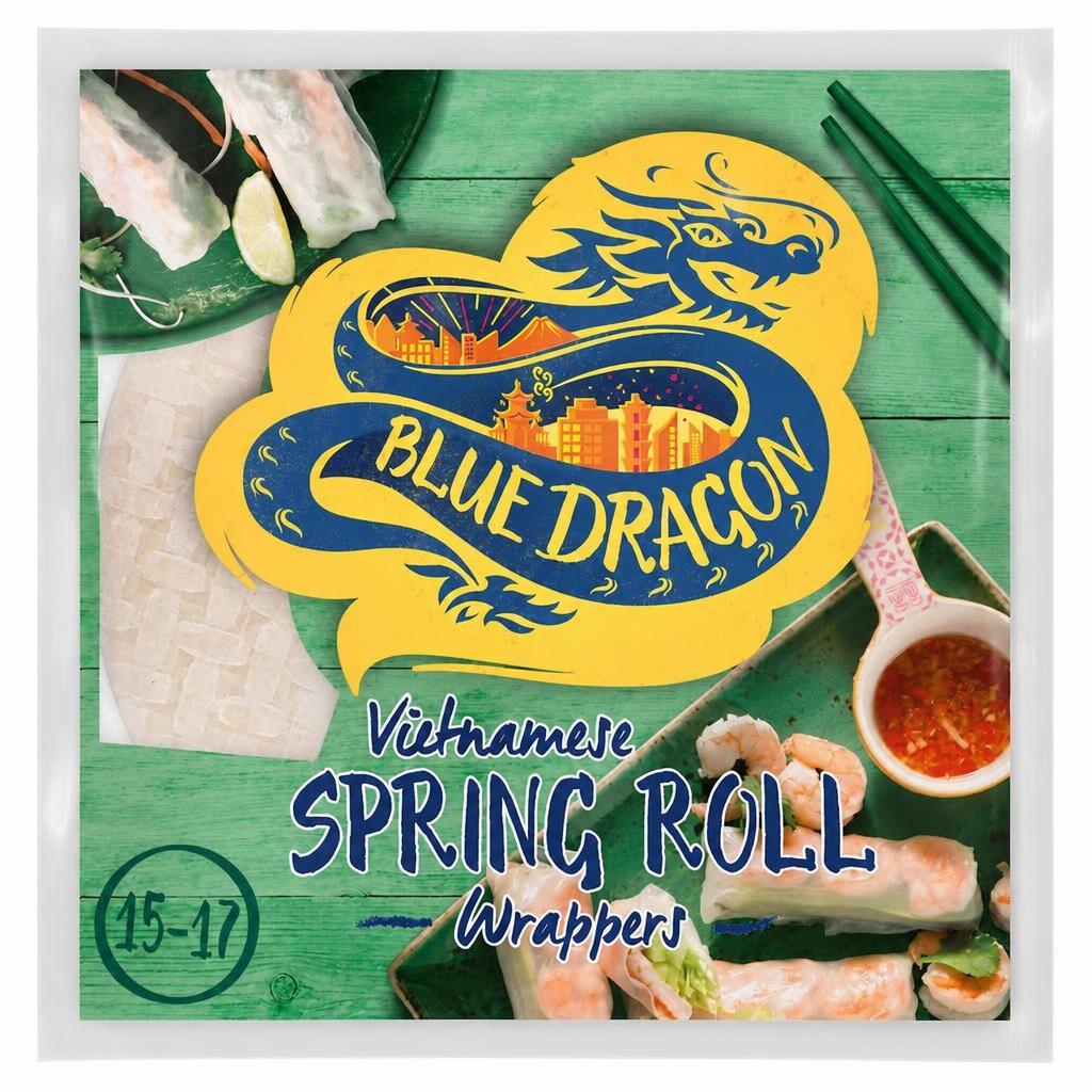 Blue Dragon Spring Roll Wrappers 134g