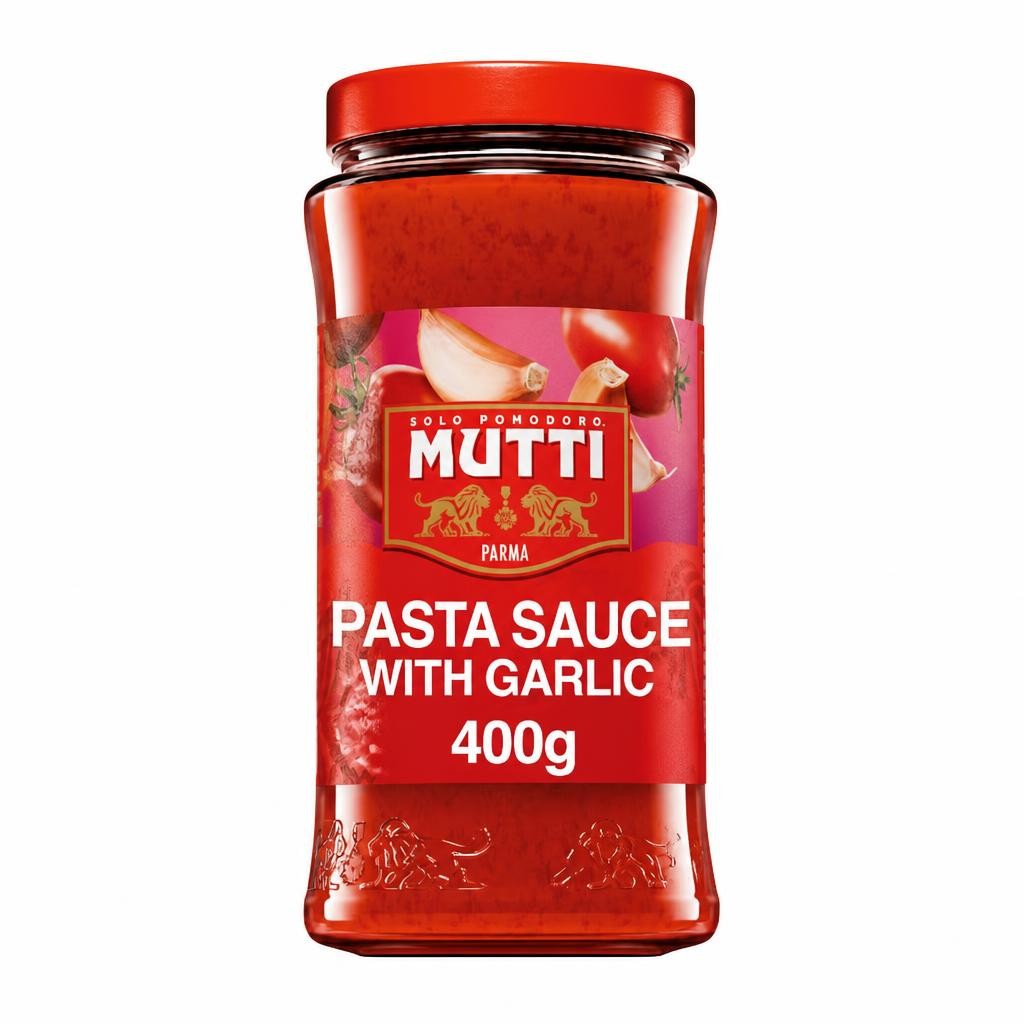 Mutti Tomato Pasta Sauce with Garlic 400g