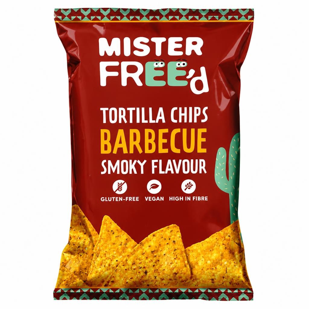 Mister Free'd Tortilla Chips - Barbecue Smoky Flavour 135g