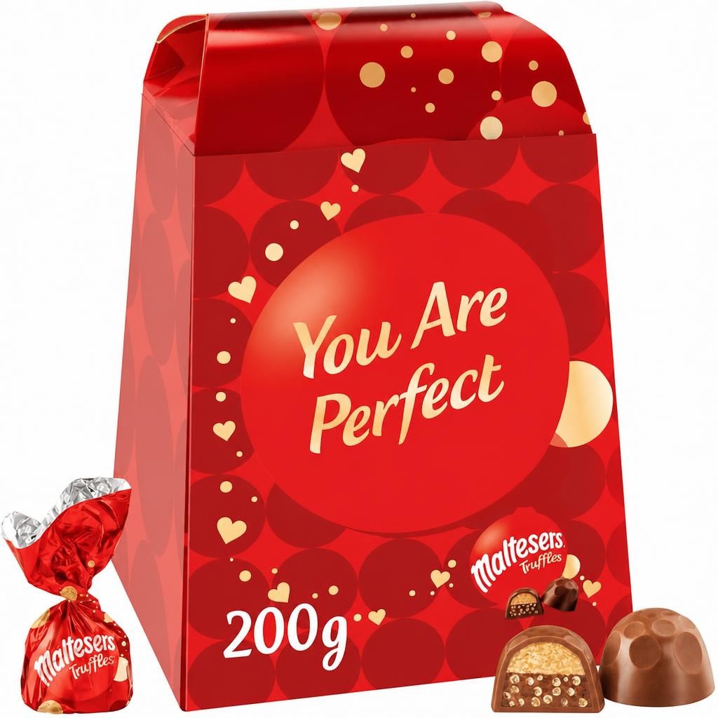 Maltesers Truffle Medium Gift Box 200G with You Are Perfect Sleeve
