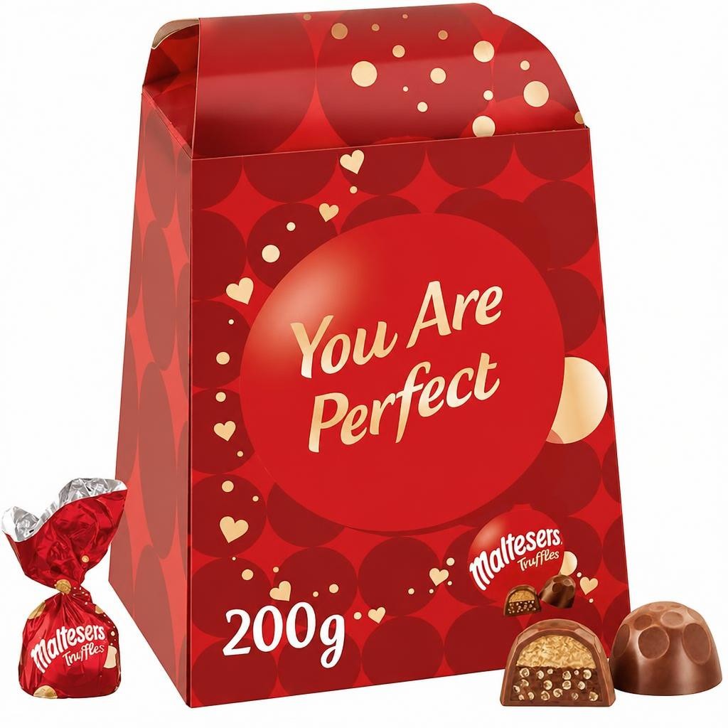 Maltesers Truffle Medium Gift Box 200G with You Are Perfect Sleeve