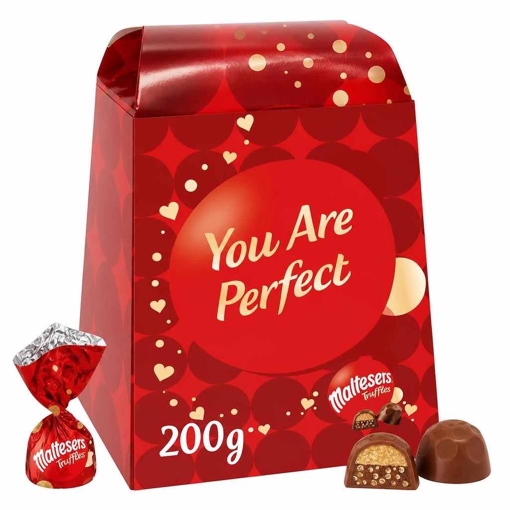 Maltesers Truffle Medium Gift Box 200G with You Are Perfect Sleeve