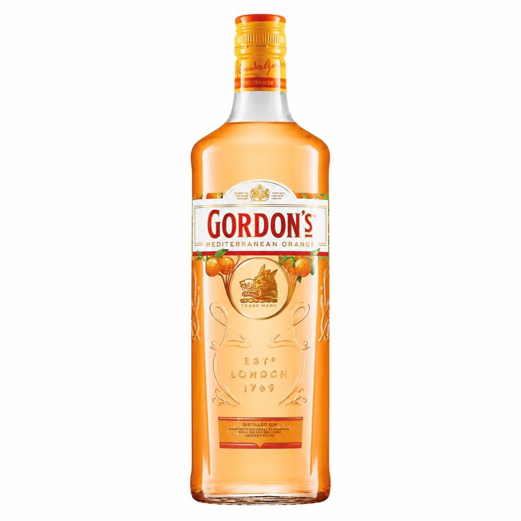 Gordon's Mediterranean Orange Gin Bottle 37.5% Vol 70Cl