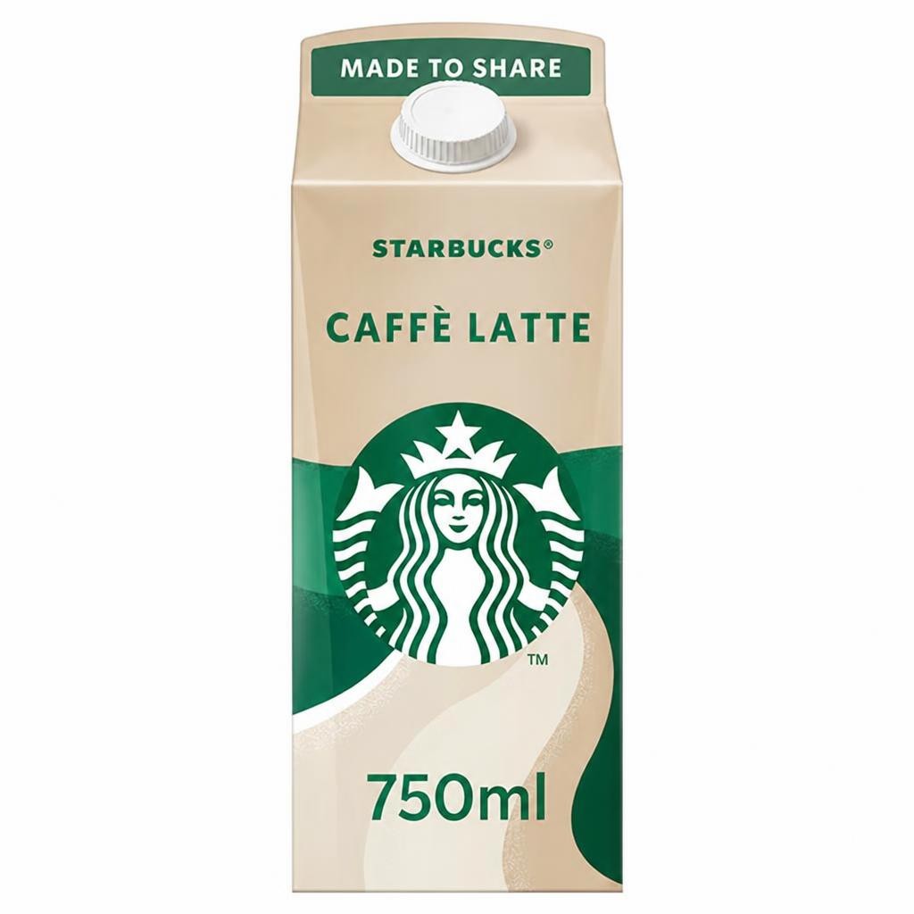 Starbucks Multiserve Caffè Latte Iced Coffee 750ml