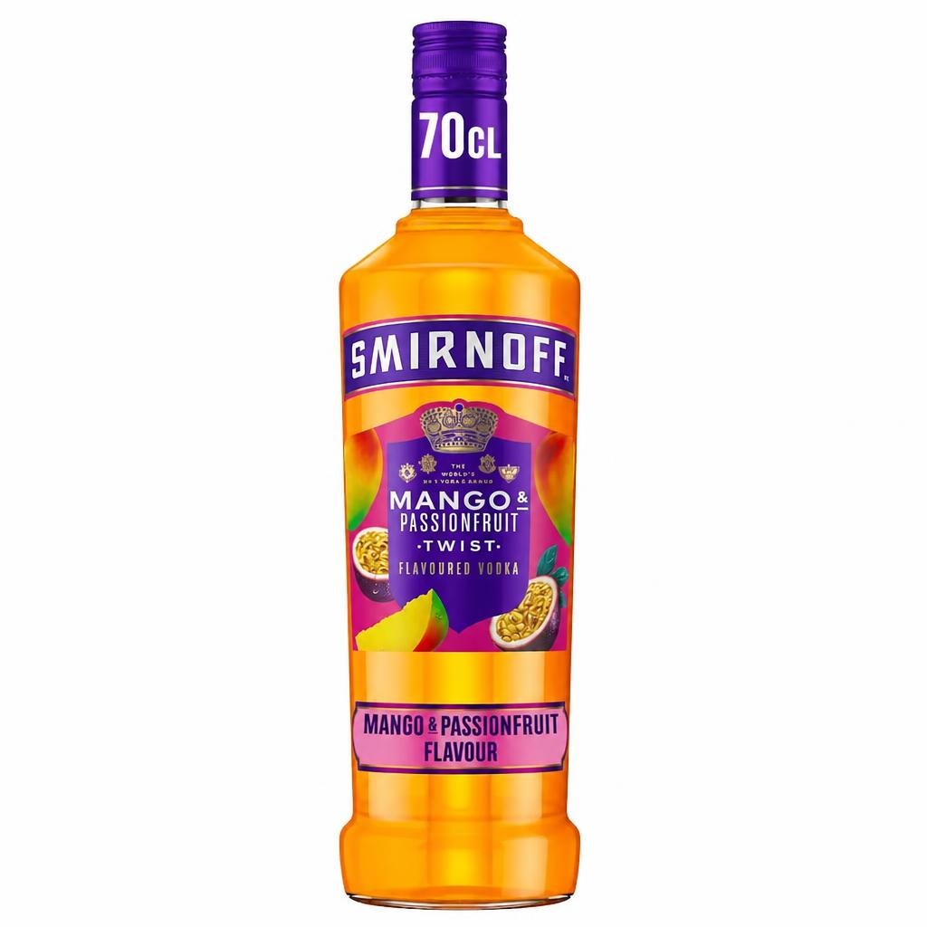 Smirnoff Mango & Passionfruit Vodka Twist Bottle 37.5% Vol 70cl