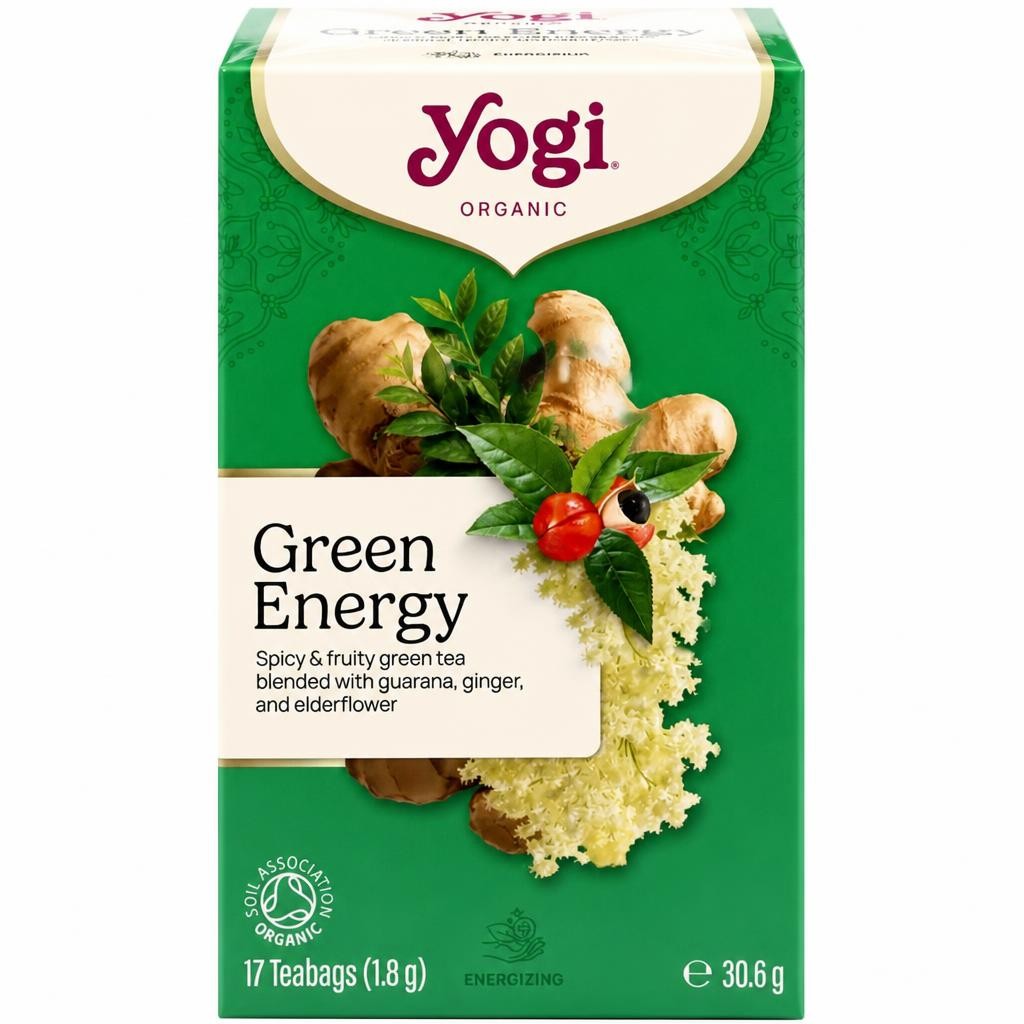 Organic Green Energy Tea x 17 Bags (Yogi Tea)