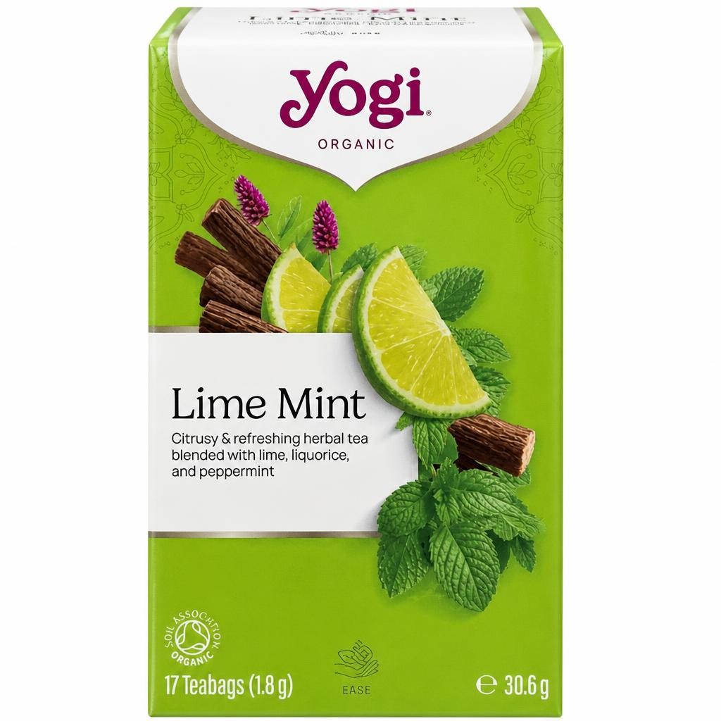 Organic Lime Mint Tea x 17 Bags (Yogi Tea)