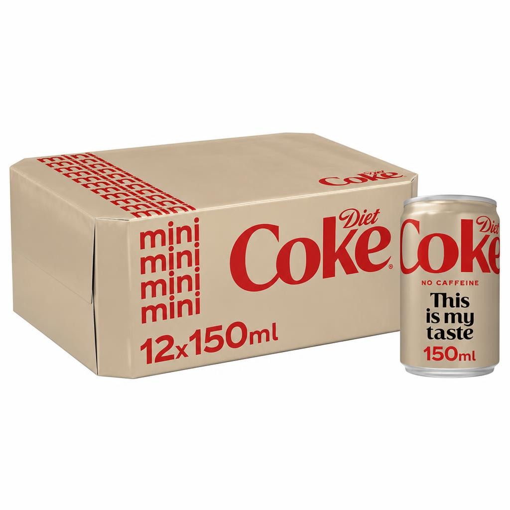 Diet Coke Caffeine Free 12 x 150ml