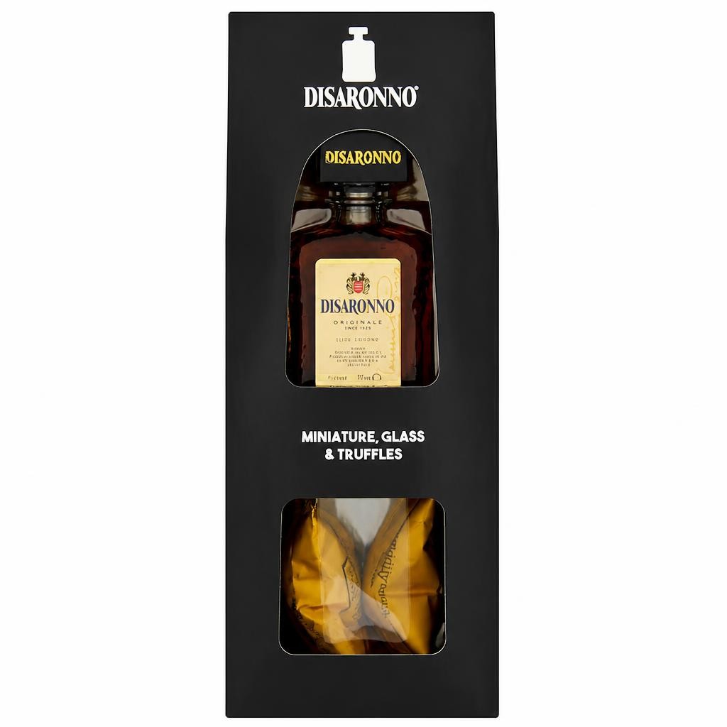 Disaronno Mini Tumbler & Monty Truffle Gift Set