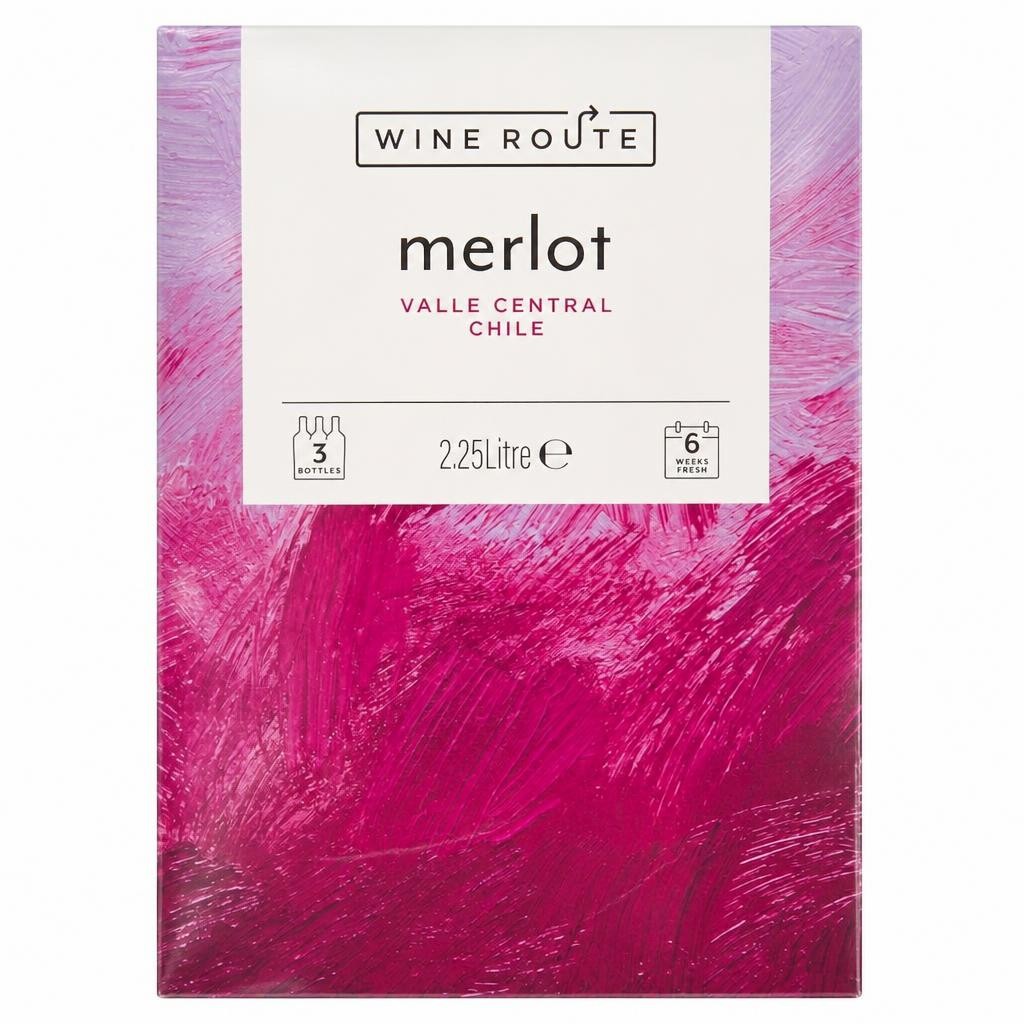 Wine Route Chile Merlot 2.25L