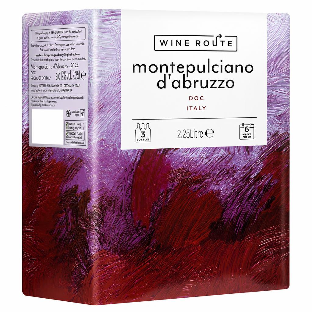 WINE ROUTE MONTEPULCIANO D'ABRUZZO DOC 2.25 L