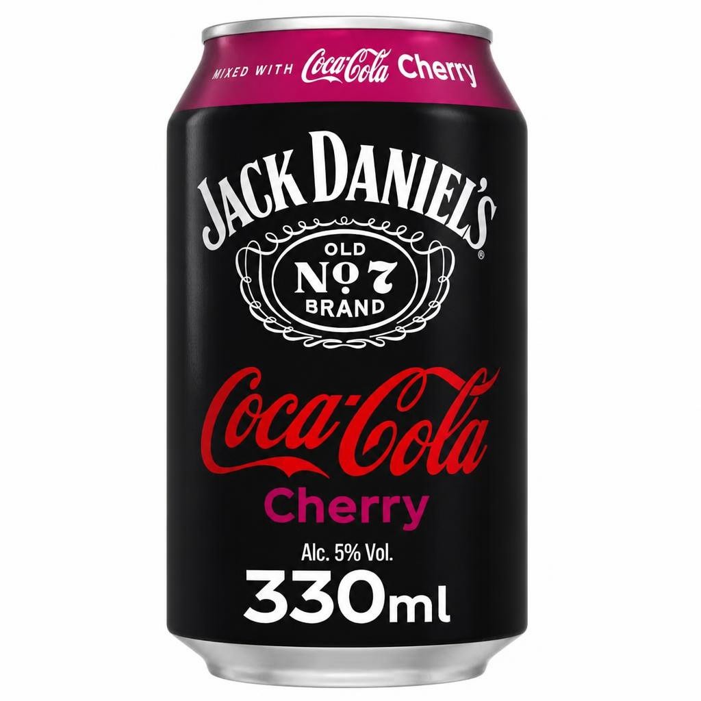 Jack Daniels & Coca-Cola Cherry 330ml Can