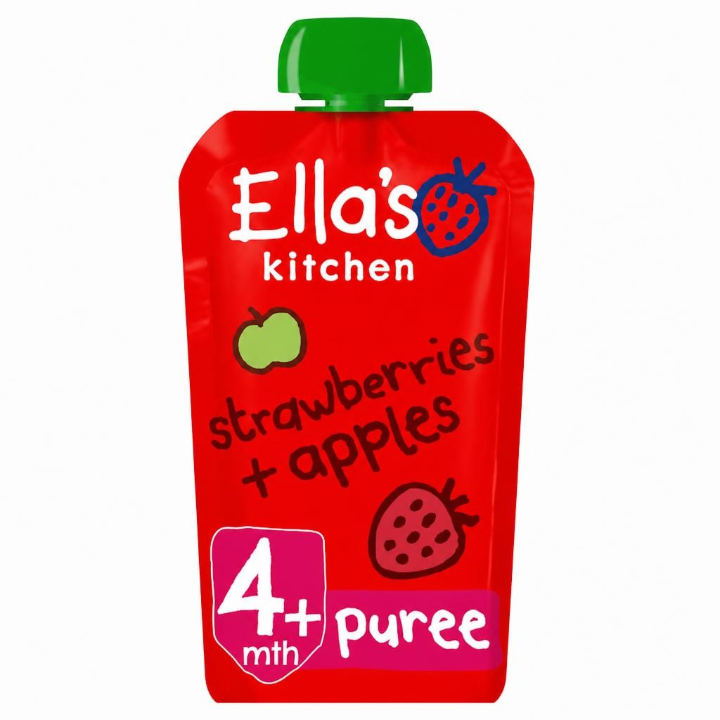 Ella's Kitchen Strawberries Plus Apples 120G