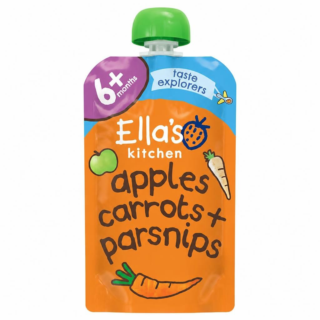Ella's Kitchen Apples Carrots Plus Parsnips 120G