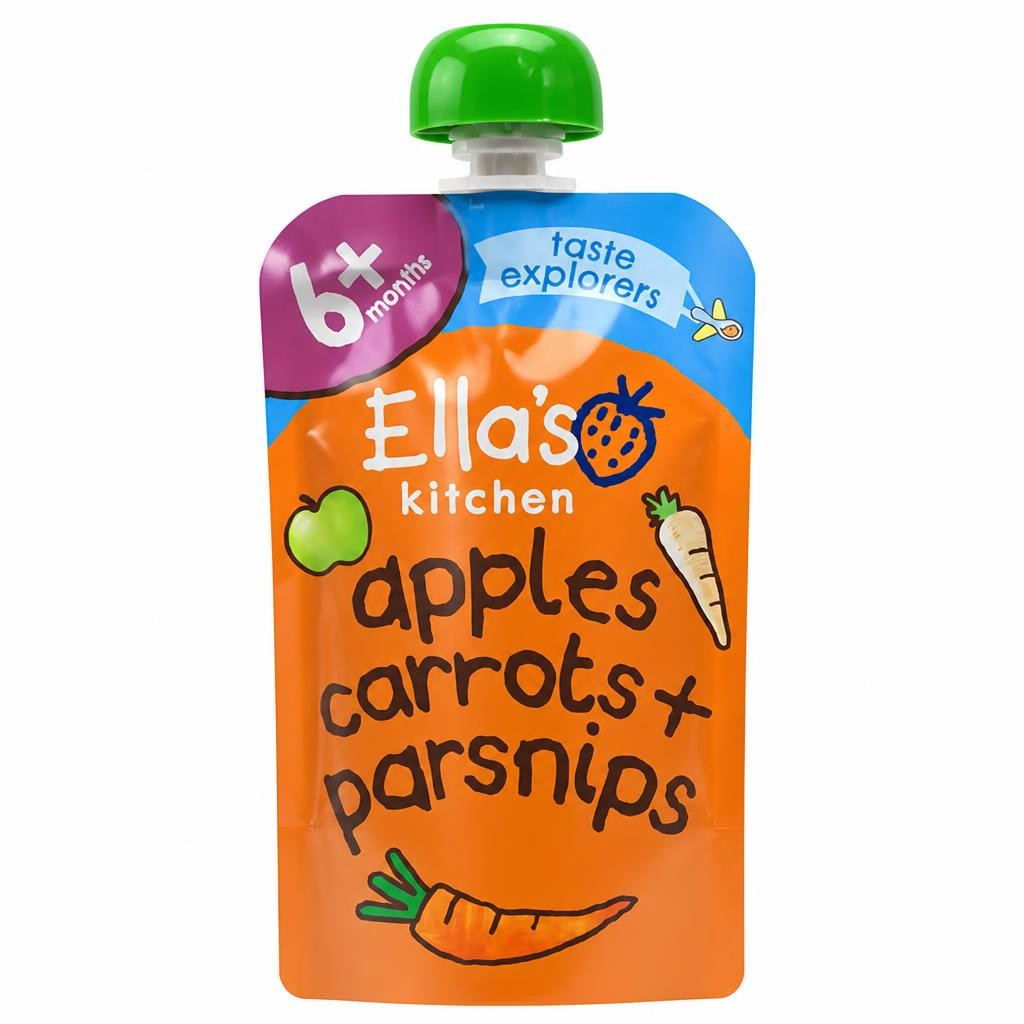 Ella's Kitchen Apples Carrots Plus Parsnips 120G