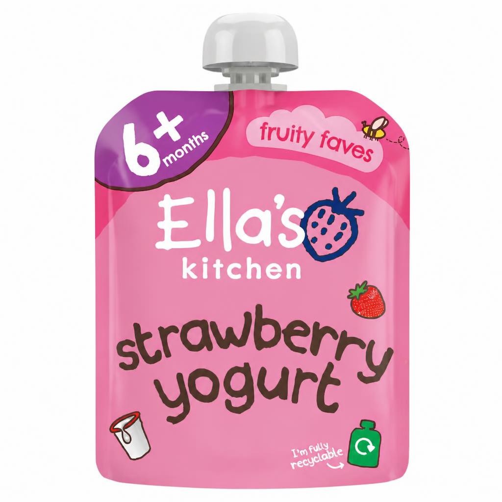 Ella's Kitchen Greek Yogurt Strawberry 90G