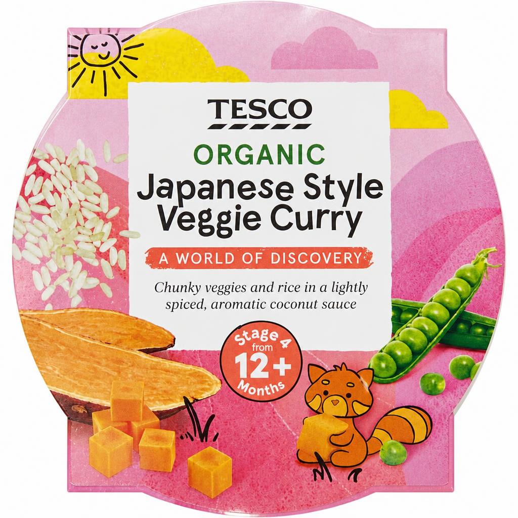 TESCO Organic Japanese Style Veggie Curry 200G