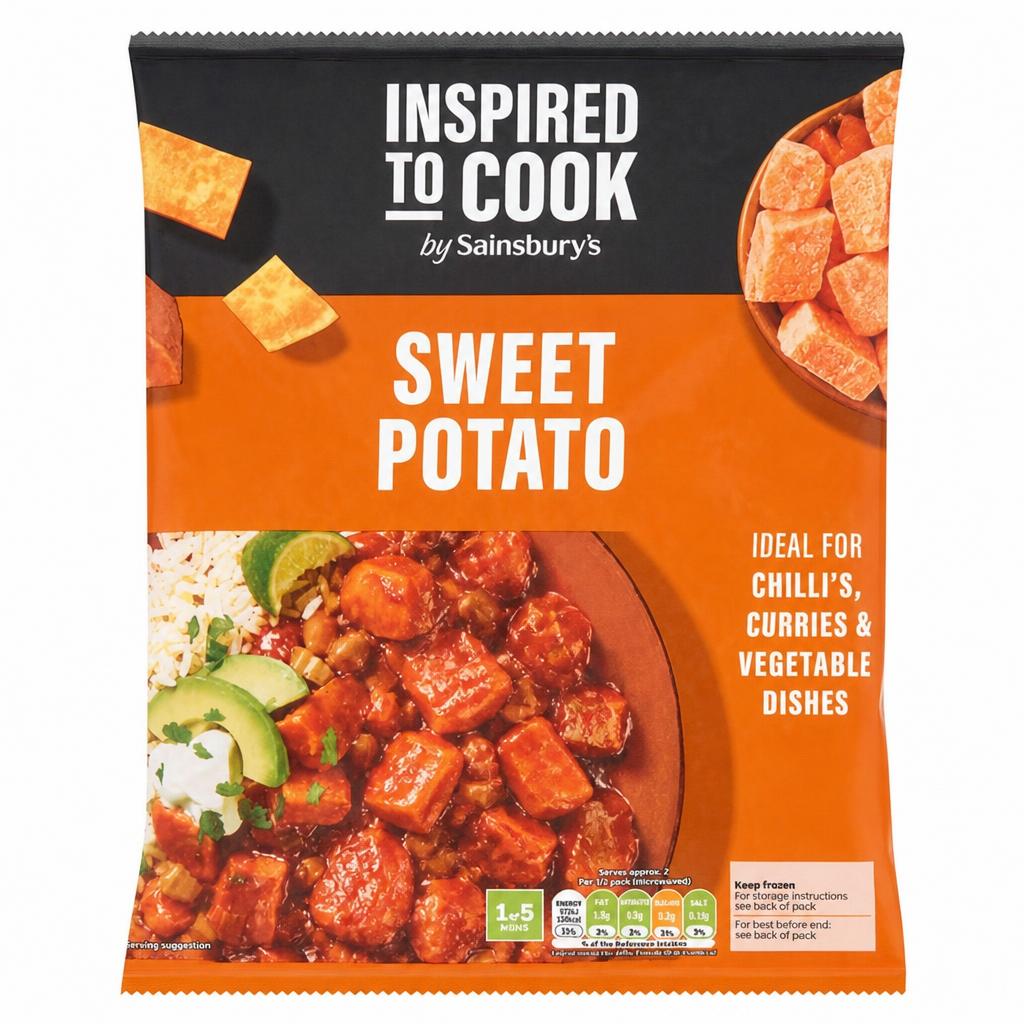 Sainsbury's Sweet Potato Chunks 600g