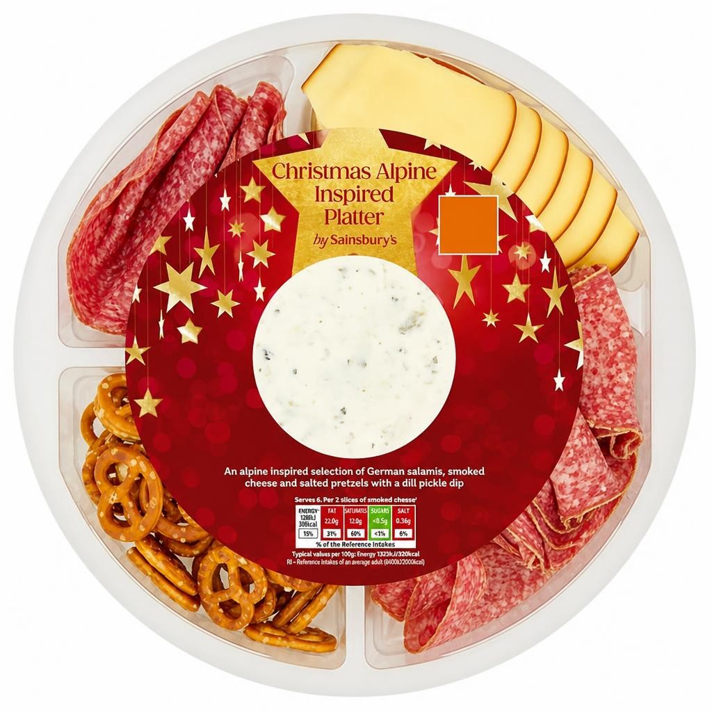Sainsbury's Christmas Alpine Inspired Platter 245g
