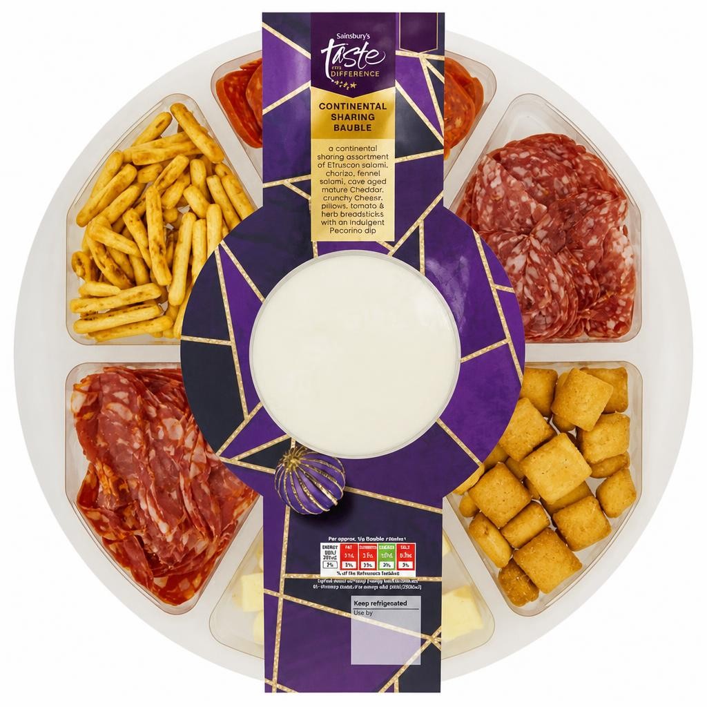 Sainsbury's Continental Sharing Bauble, Taste the Difference 420g