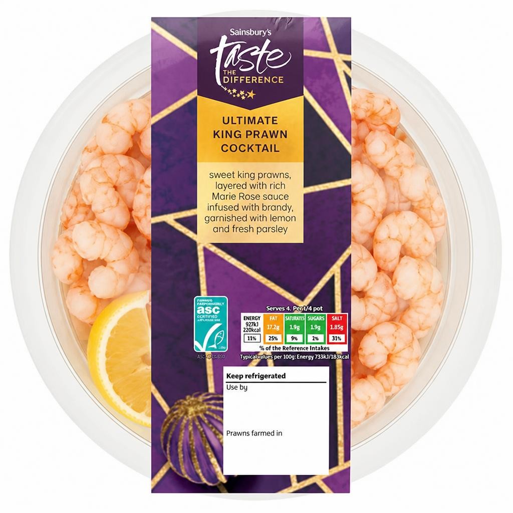 Sainsbury's Ultimate King Prawn Cocktail, Taste the Difference 500g