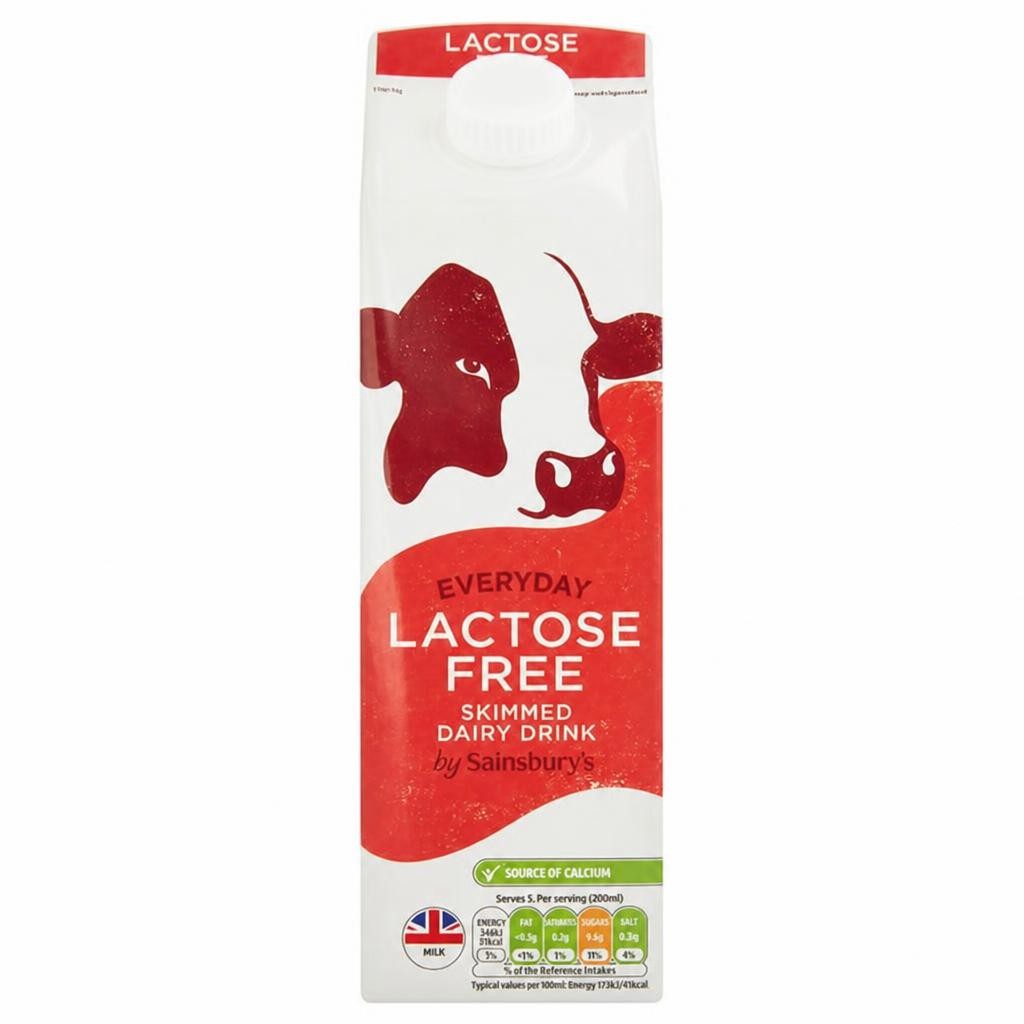Sainsbury's Everyday Lactose Free Skimmed Dairy Drink 1L