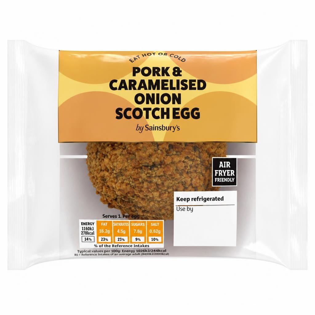 Sainsbury's Pork & Caramelised Onion Scotch Egg 113g