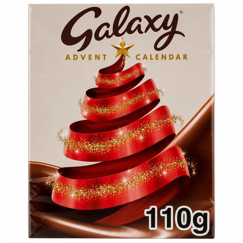 Galaxy Smooth Milk Chocolate Christmas Advent Calendar 110g