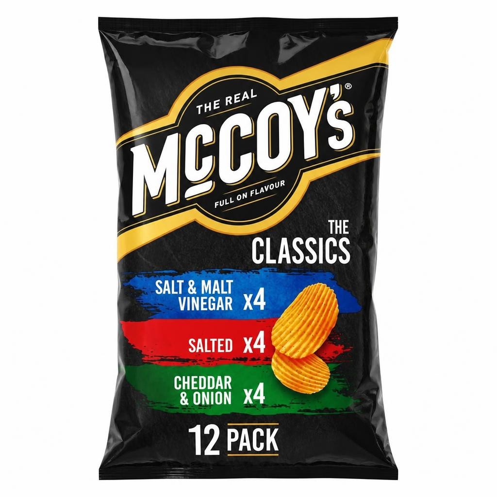 McCoy's Classic Variety Multipack Crisps x12