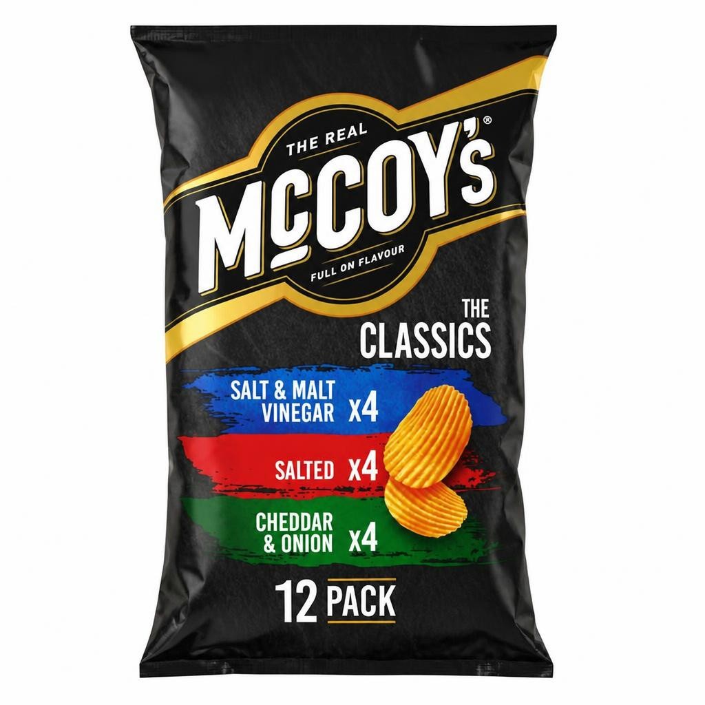 McCoy's Classic Variety Multipack Crisps x12